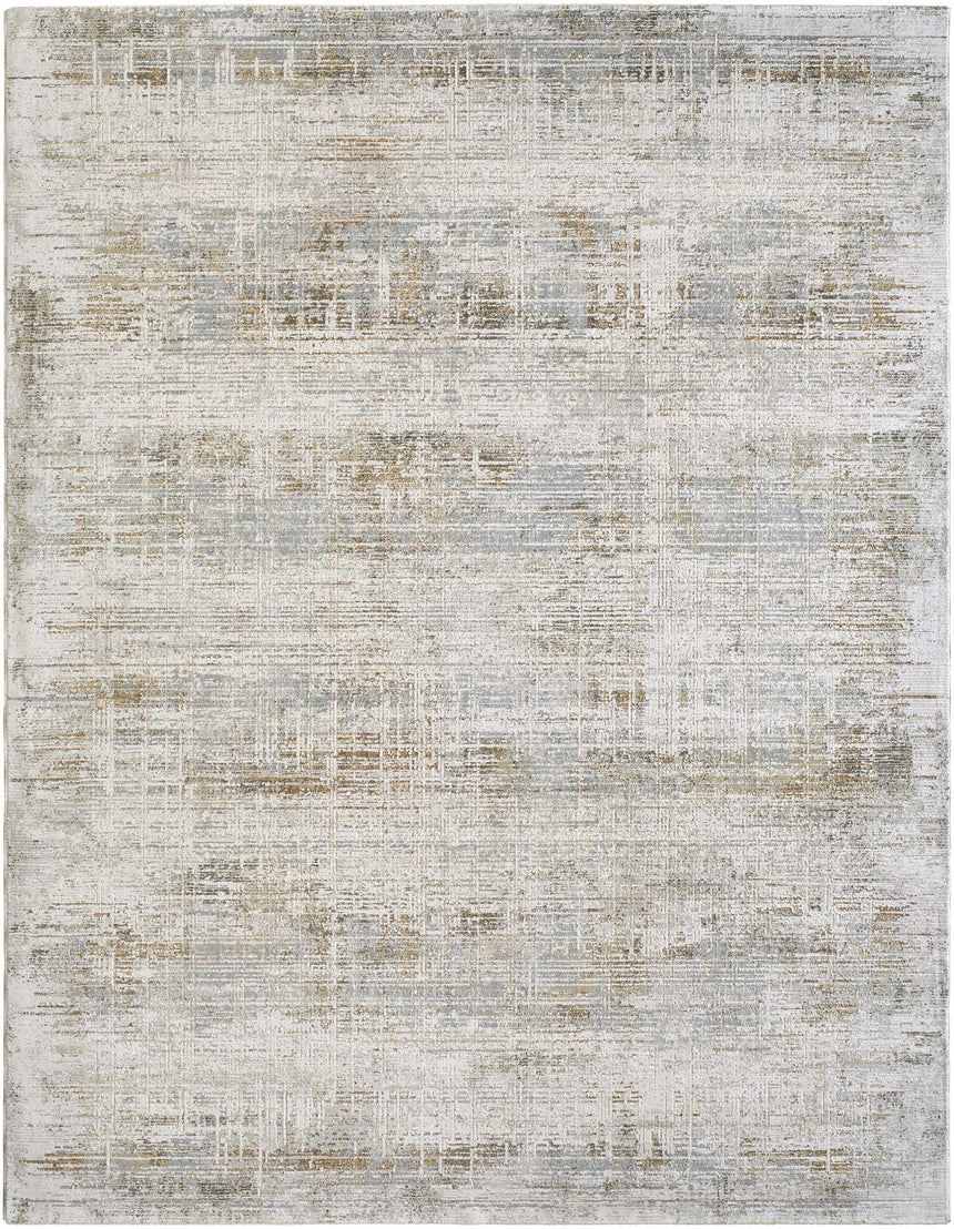 Neron Blue Gray Abstract Rug