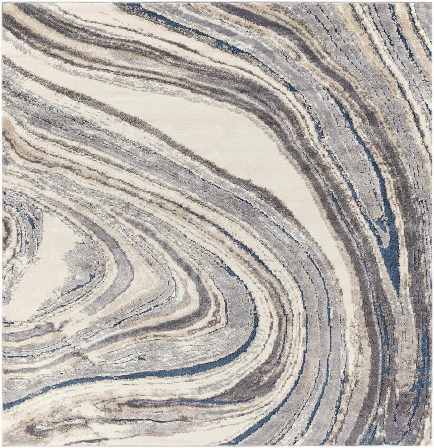 Nillumbik Gray Marble Design Rug
