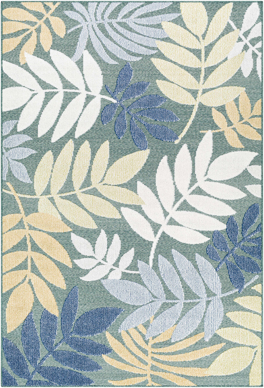 Nasha Medium Green Area Rug