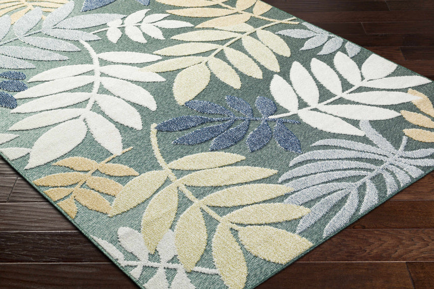Nasha Medium Green Area Rug