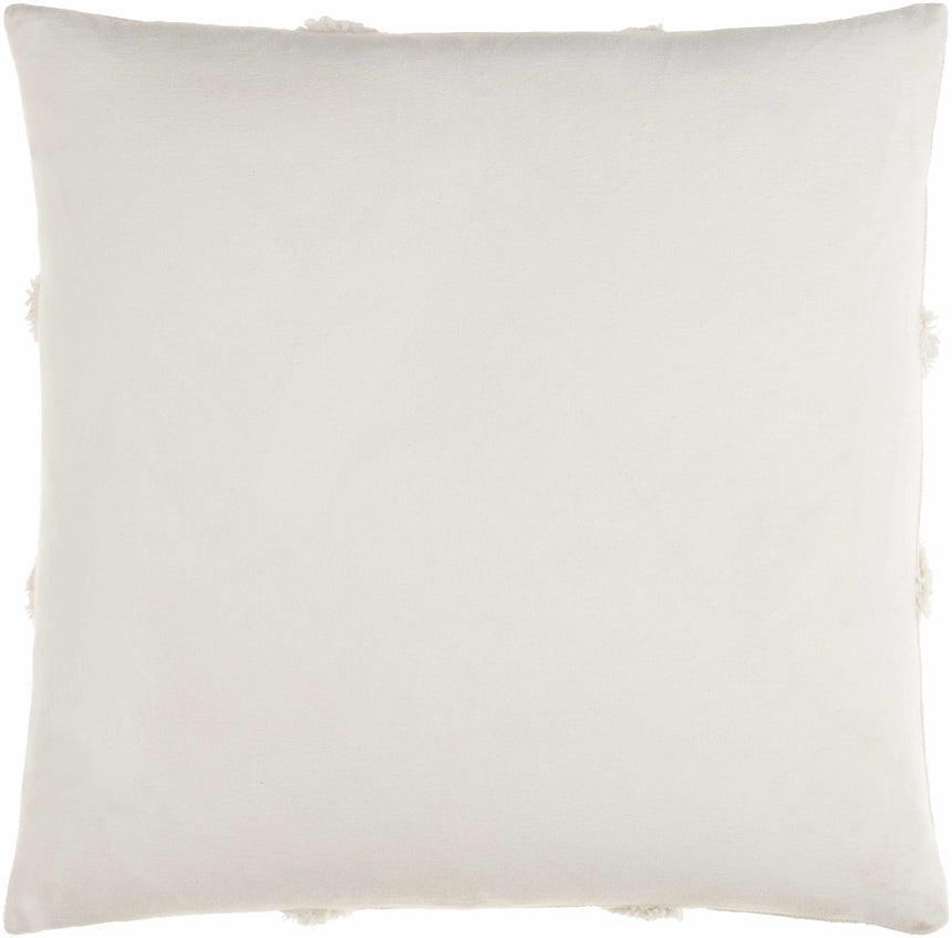 Noud Cream Square Throw Pillow
