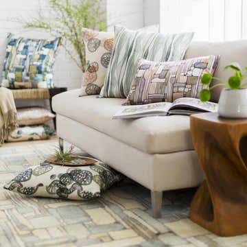 Bathurst Modern Multicolor Throw Pillow - Clearance