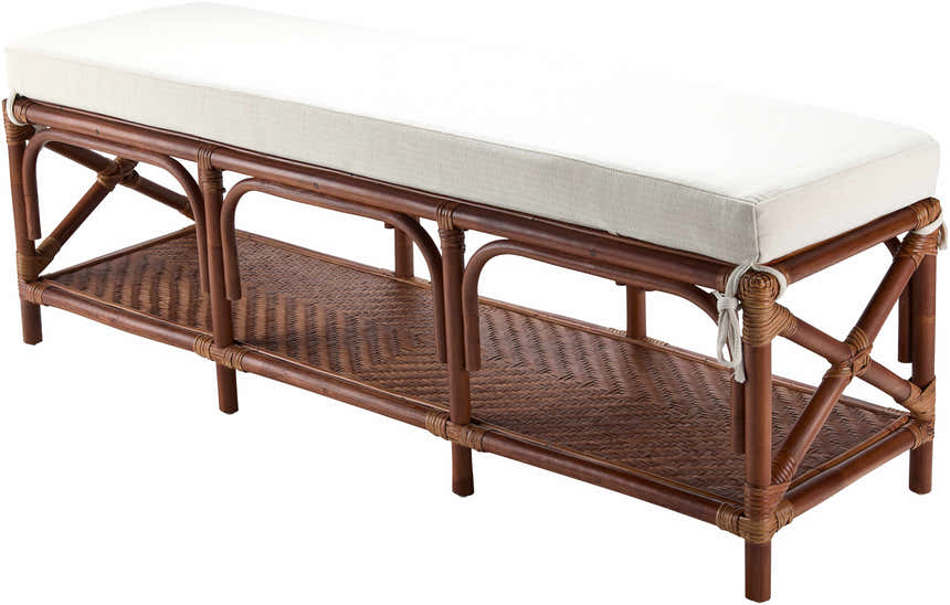 Ayotuxtla Dark Brown Bench
