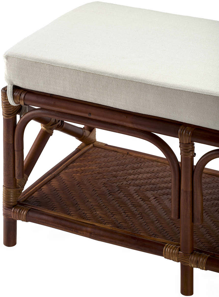 Ayotuxtla Dark Brown Bench