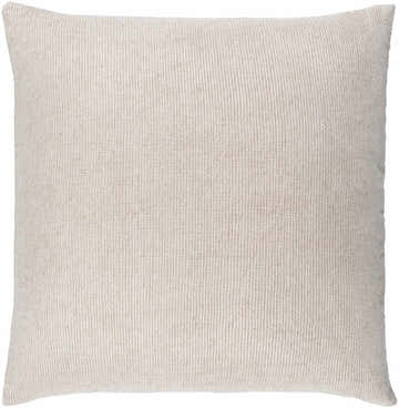 Oaqui Cream Square Throw Pillow