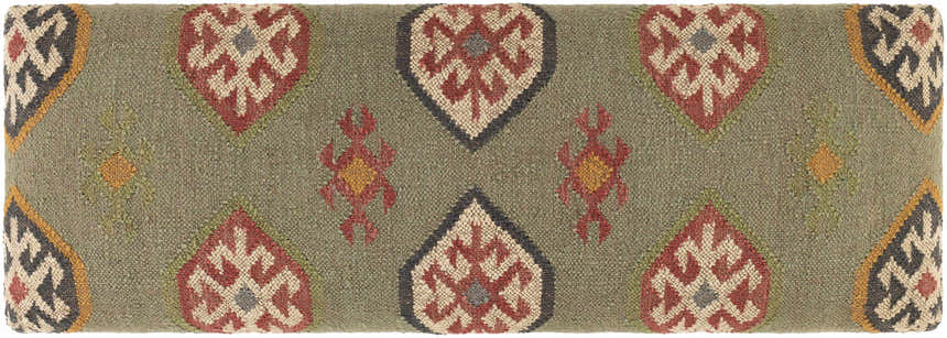 Oslob Rustic Patterned Wood Stool
