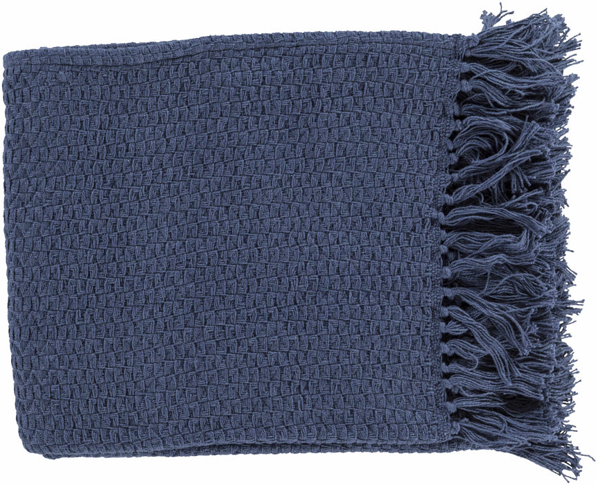 Pervomayka Navy Throw Blanket