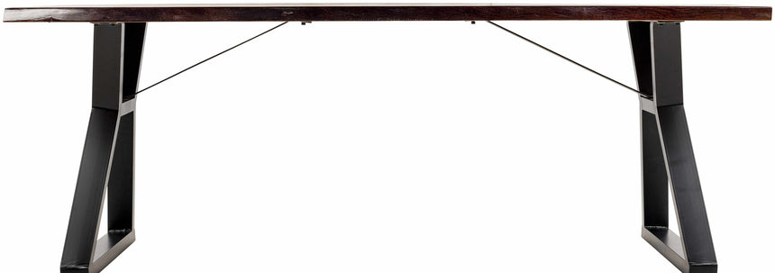 Peddapuram Rustic Dark-Wood Dining Table