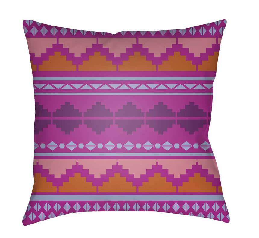 Panganiban Geometric Tribal Pattern Outdoor Throw Pillow