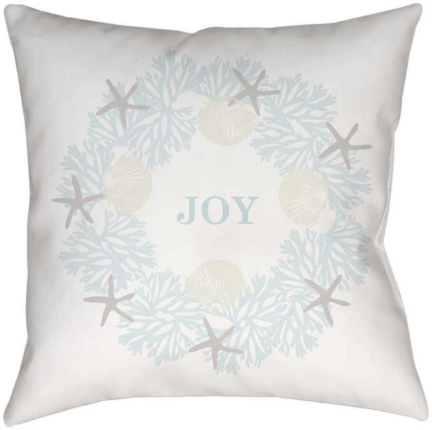 Panguiranan Joy Starfish Wreath Throw Pillow