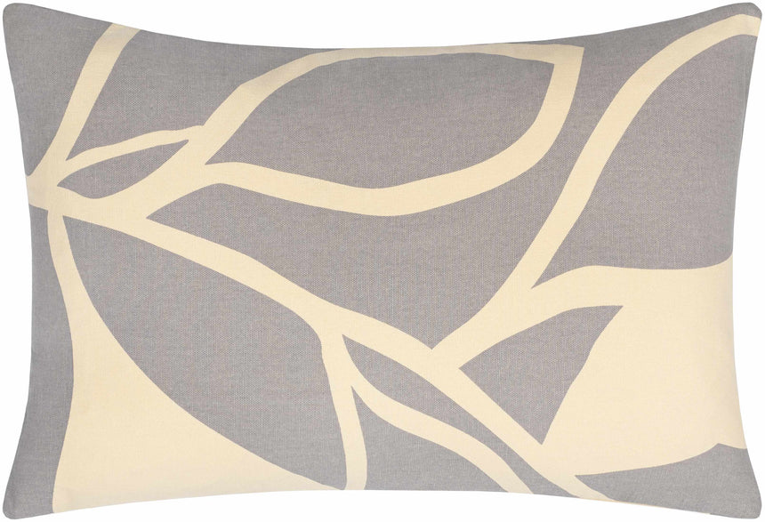 Pontevedra Neutral Abstract Accent Pillow - Clearance