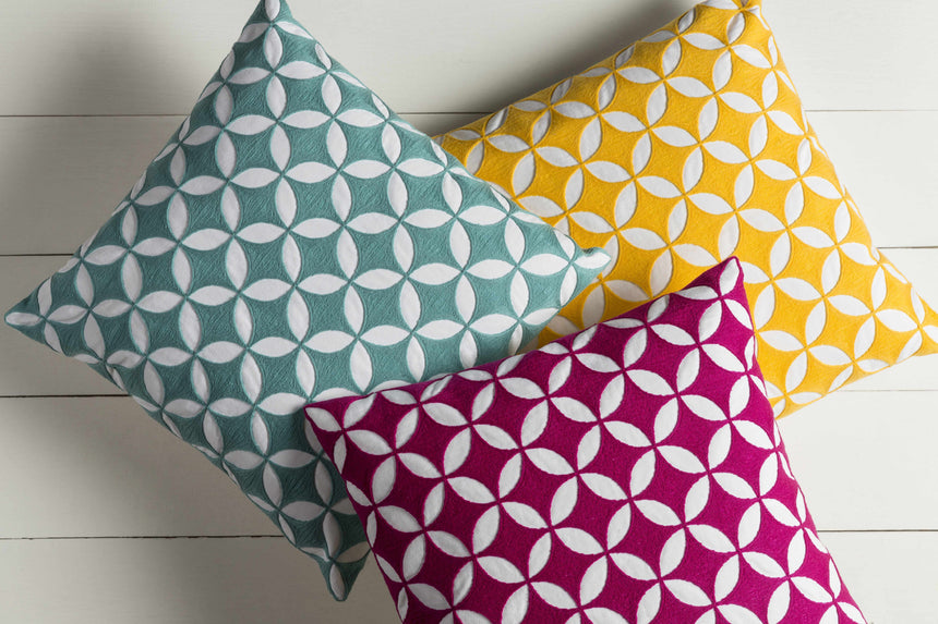 Polebridge Geometric Fuchsia Throw Pillow - Clearance