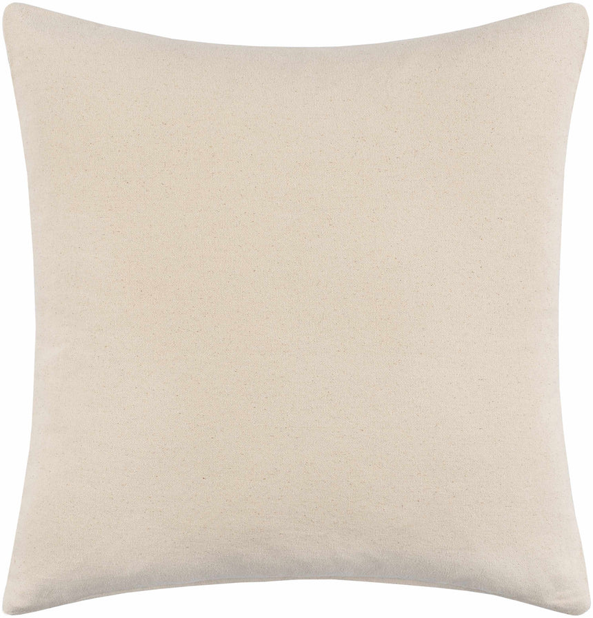 Portumna Light Gray Square Throw Pillow