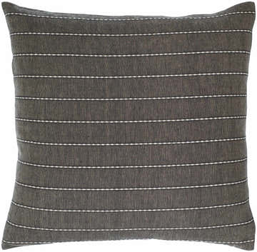 Qwara Charcoal Throw Pillow