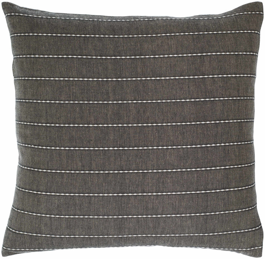 Qwara Charcoal Throw Pillow
