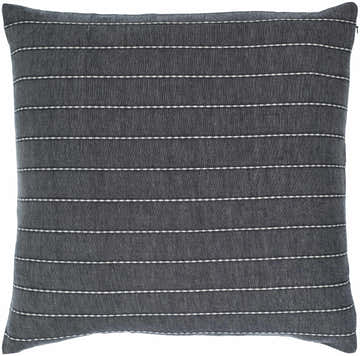 Qwara Slate Blue Throw Pillow