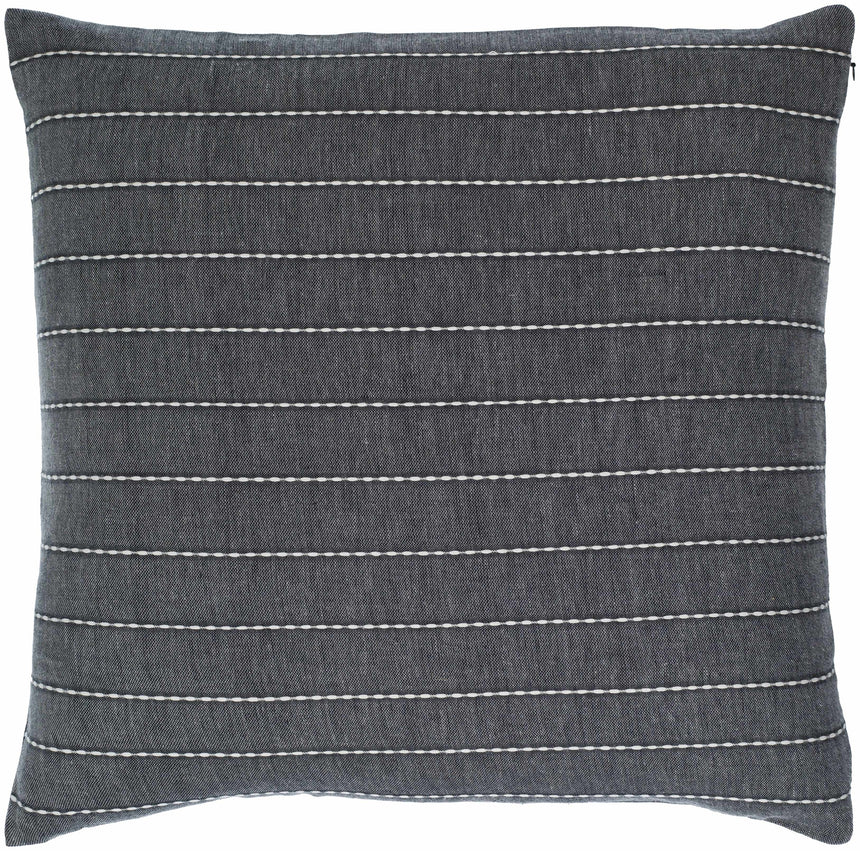 Qwara Slate Blue Throw Pillow