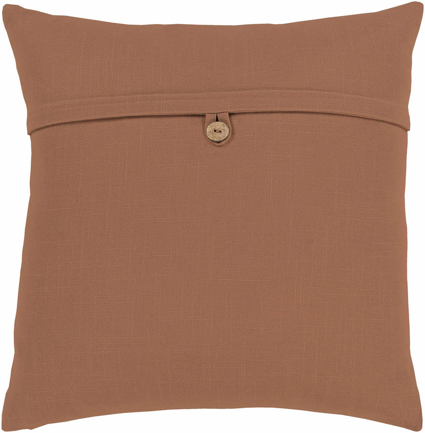 Randolph Clay Button Throw Pillow