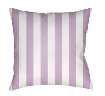 Kids Purple Princess Print Decorative Nursery Outdoor Throw Pillow