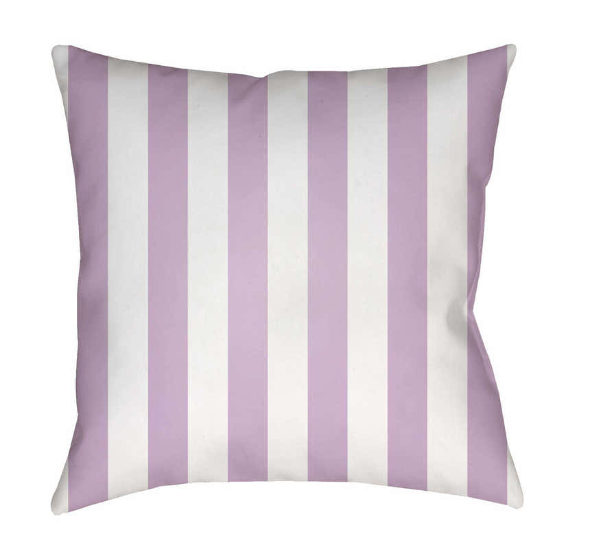 Kids Purple Princess Print Decorative Nursery Outdoor Throw Pillow