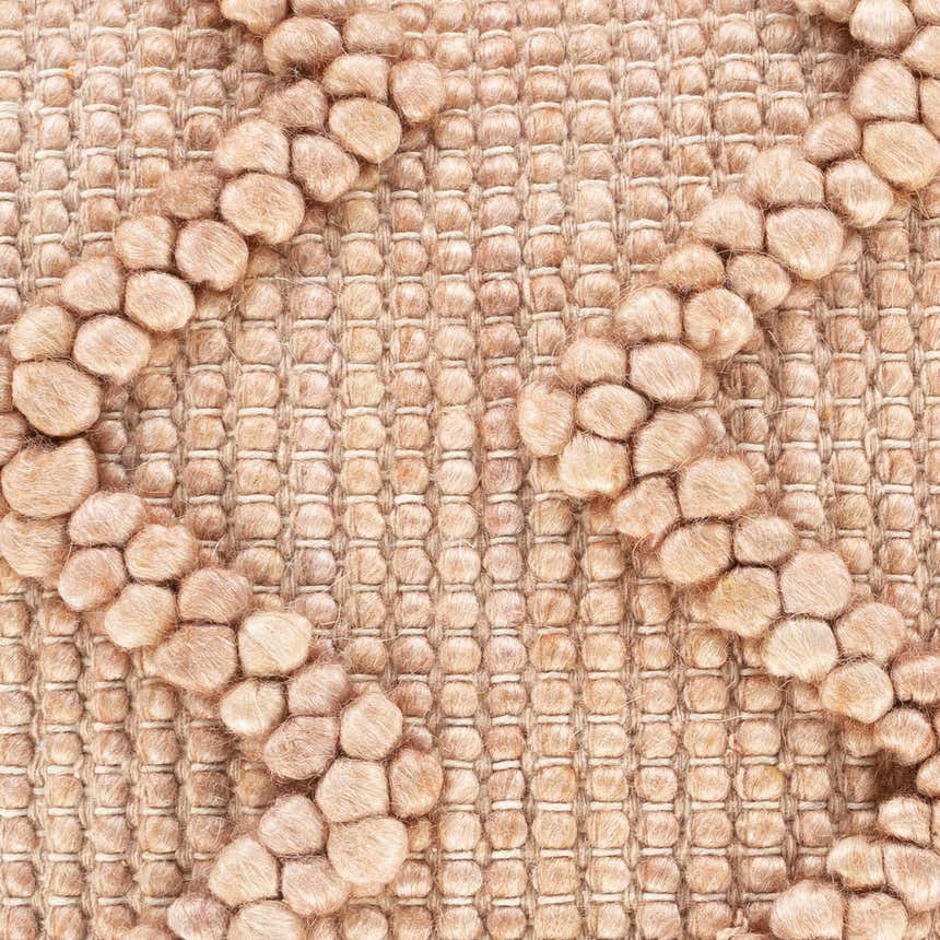 Rimbey Dusty Pink Square Throw Pillow - Clearance