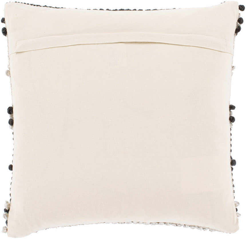Rippey Black & White Textured Diamond Throw Pillow