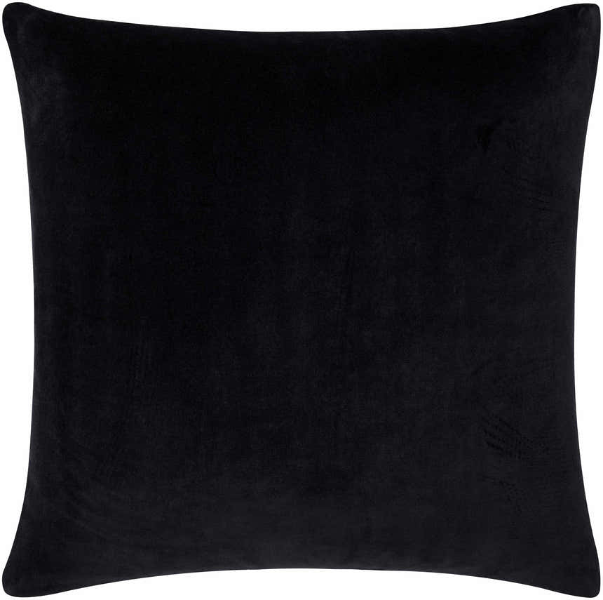 Rania Onyx Black Throw Pillow