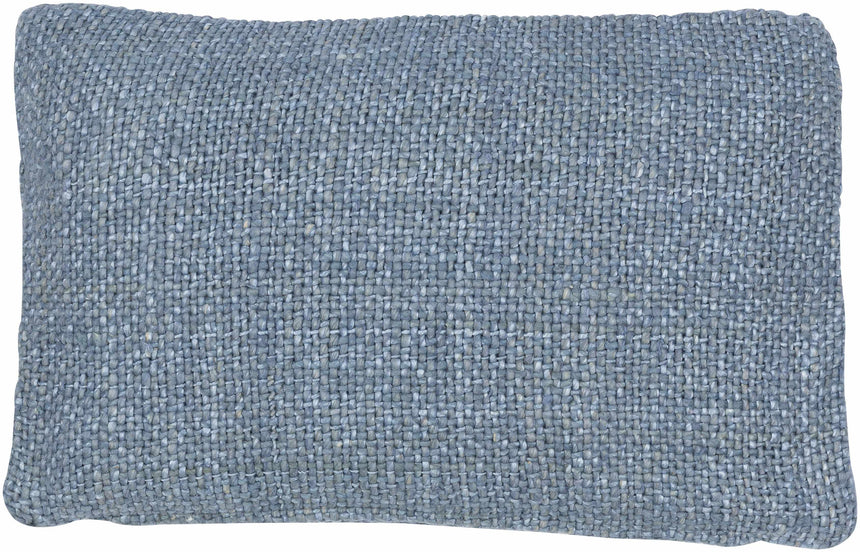 Arno Handmade Blue Square Throw Pillow - Clearance