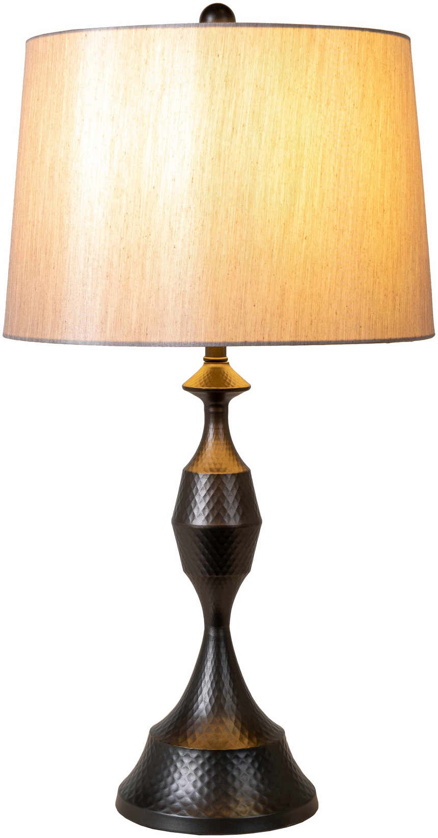Oberkirch Black Metallic Table Lamp - Clearance