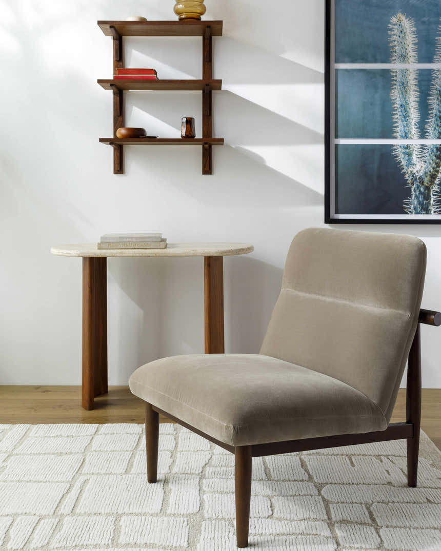 Roncobello Dark Brown Accent Chair