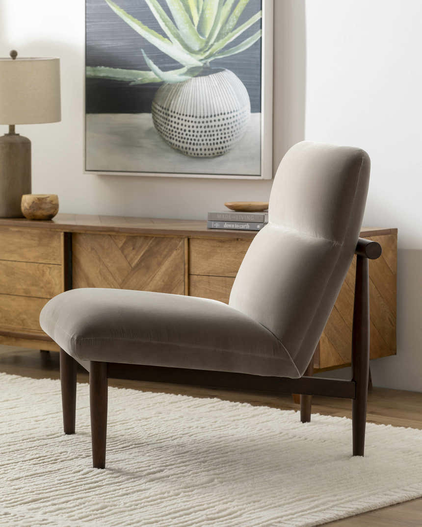 Roncobello Dark Brown Accent Chair