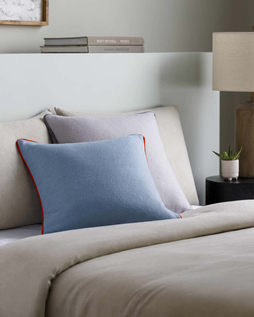 Cudee Solid Modern Wool Throw Pillow
