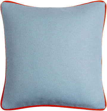 Cudee Solid Modern Wool Throw Pillow