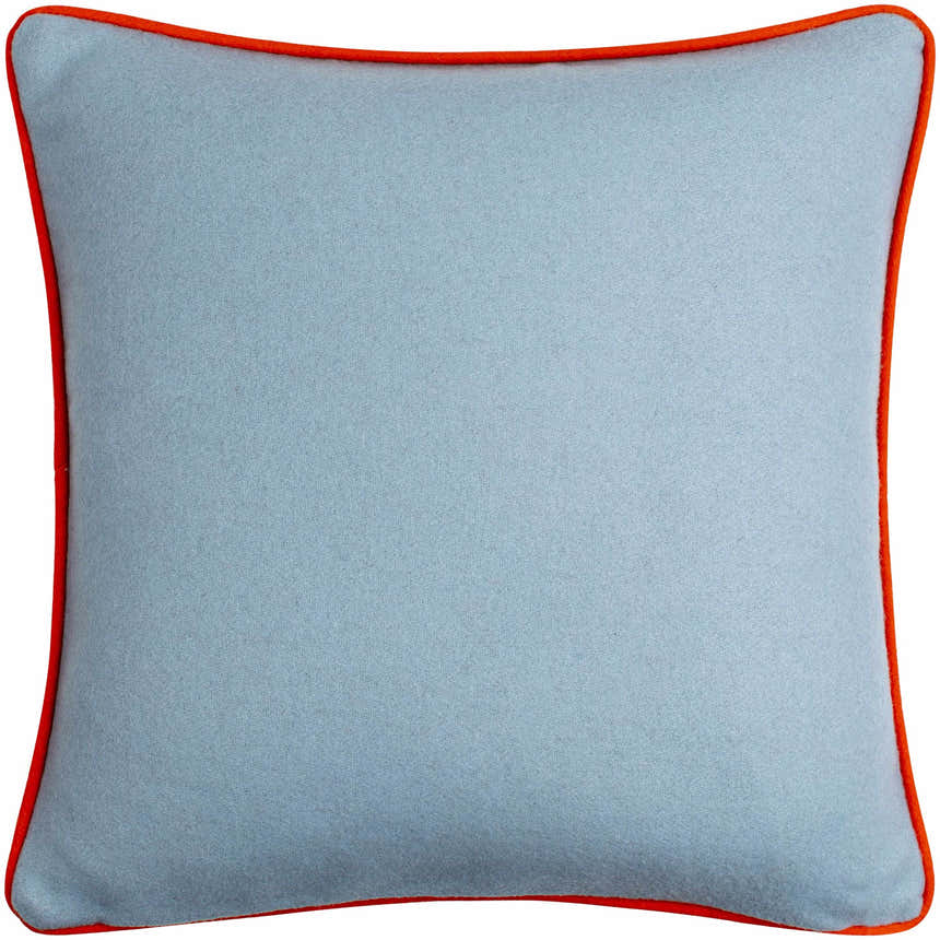 Cudee Solid Modern Wool Throw Pillow
