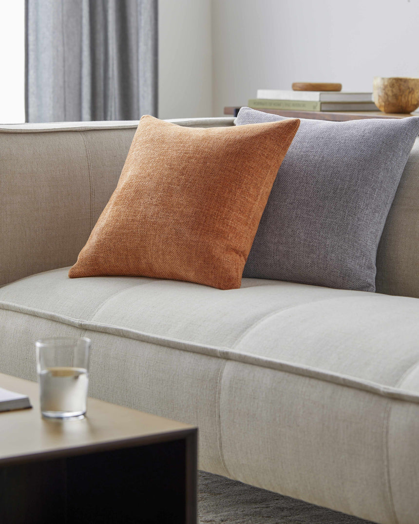 Reijo Camel Linen Look Accent Pillow