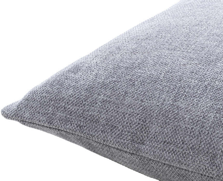 Reijo Silver&Blue Linen Look Accent Pillow - Clearance