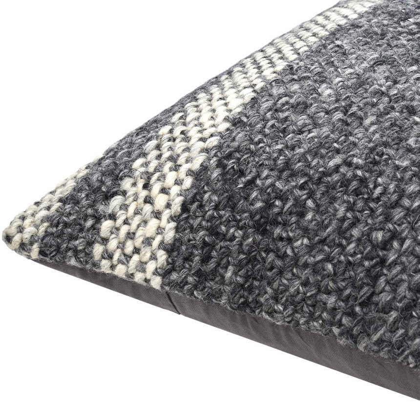Radka Charcoal Throw Pillow - Clearance