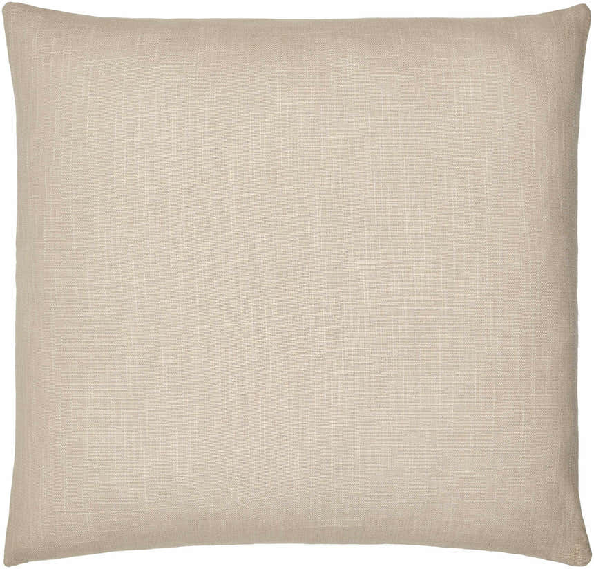 Royce Tan Textured Throw Pillow - Clearance