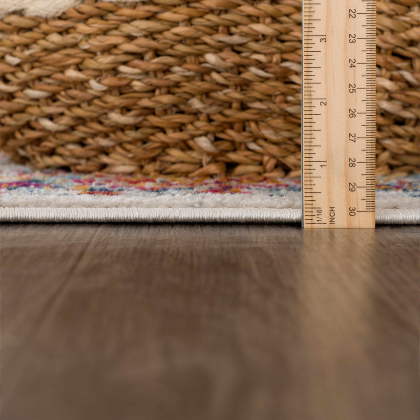 Istanbullu Blue & Orange Area Rug - Clearance