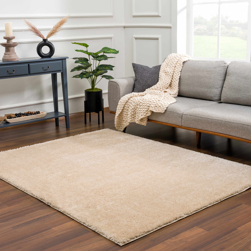 Heavenly Dark Beige Area Rug - Clearance
