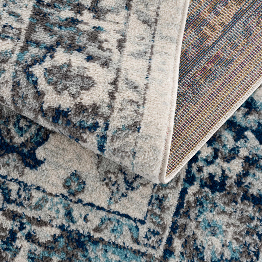 Istanbul Vintage Blue Area Rug - Clearance