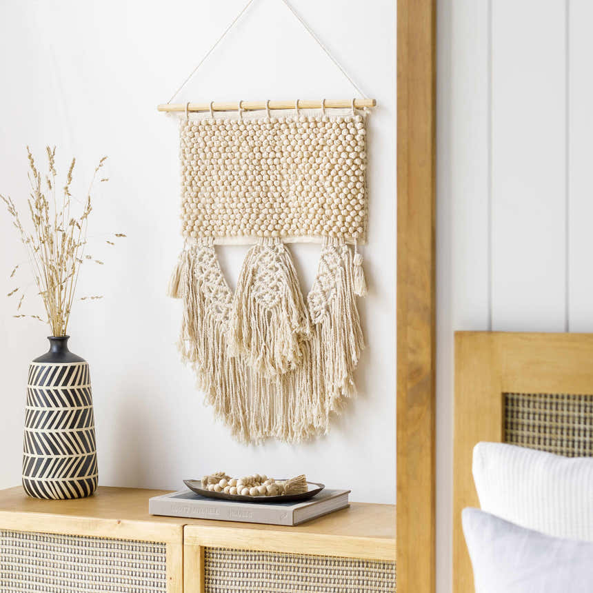 Sangali Woven Rattan Wall Hanging