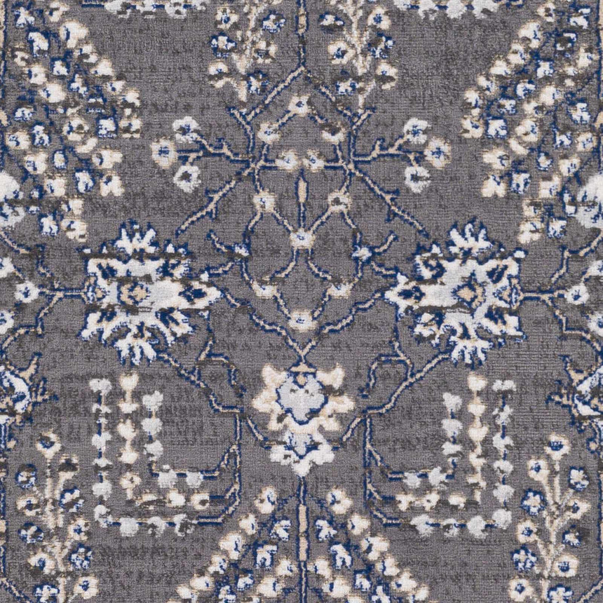 Sapinero Gray Floral Rug - Clearance