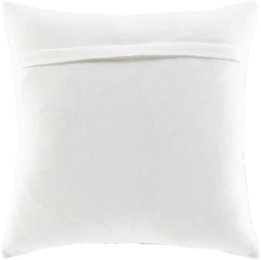 Sason Blue Geometric Square Throw Pillow - Clearance