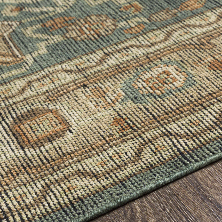 Sage Meja Premium Hand Knotted Wool Rug