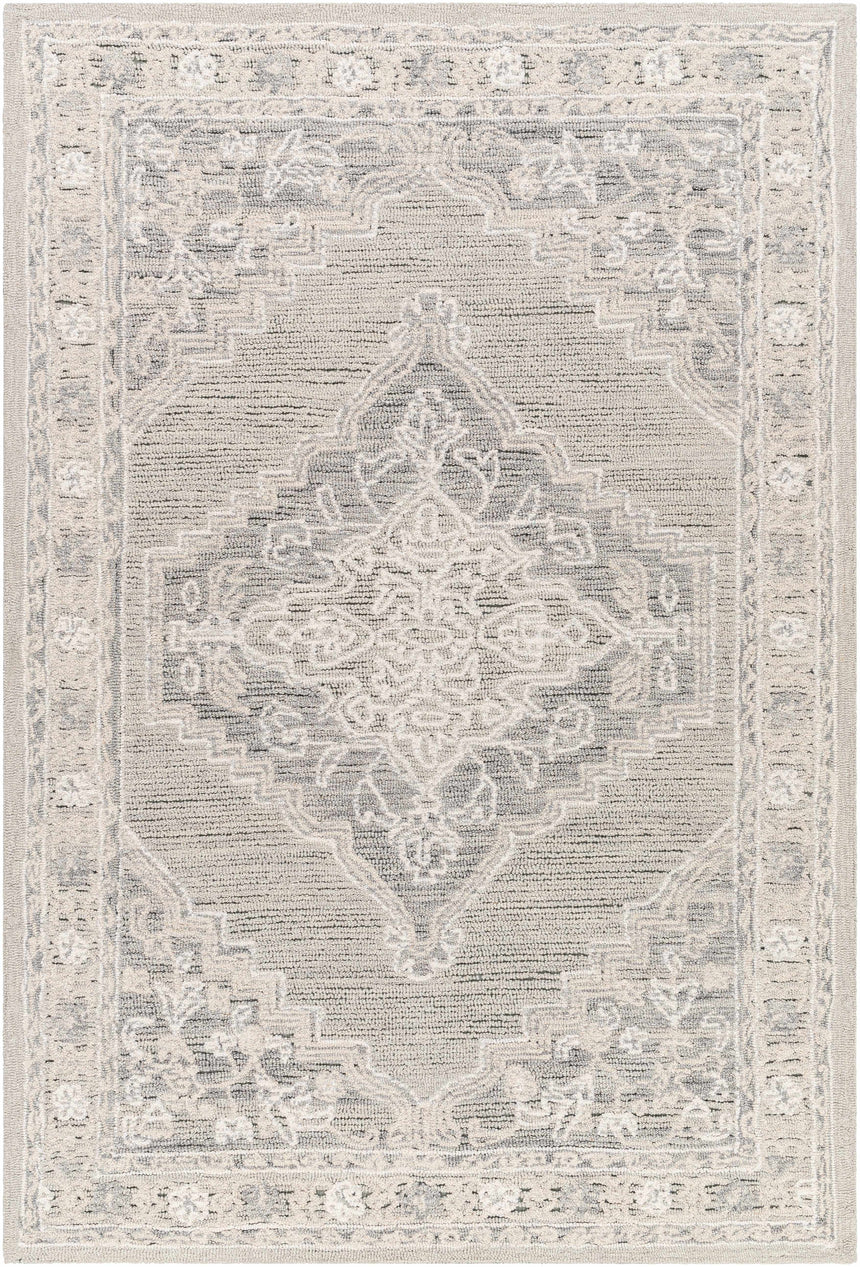 Nani Gray Wool Blend Area Rug - Clearance