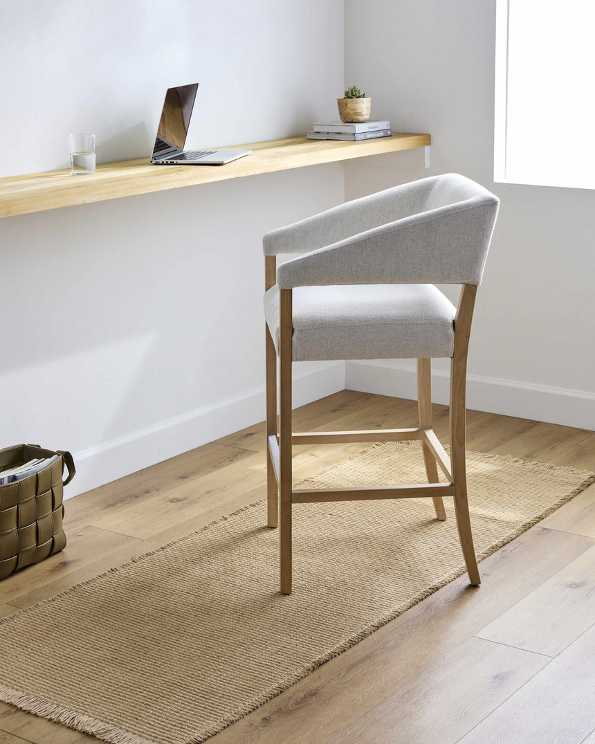 Kimi Jute Light Beige Area Rug - Becki Owens x Livabliss - Clearance