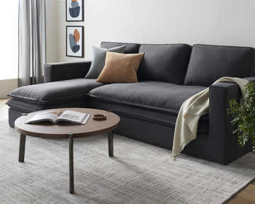 Sachsenkam Anthracite Sofa - Clearance