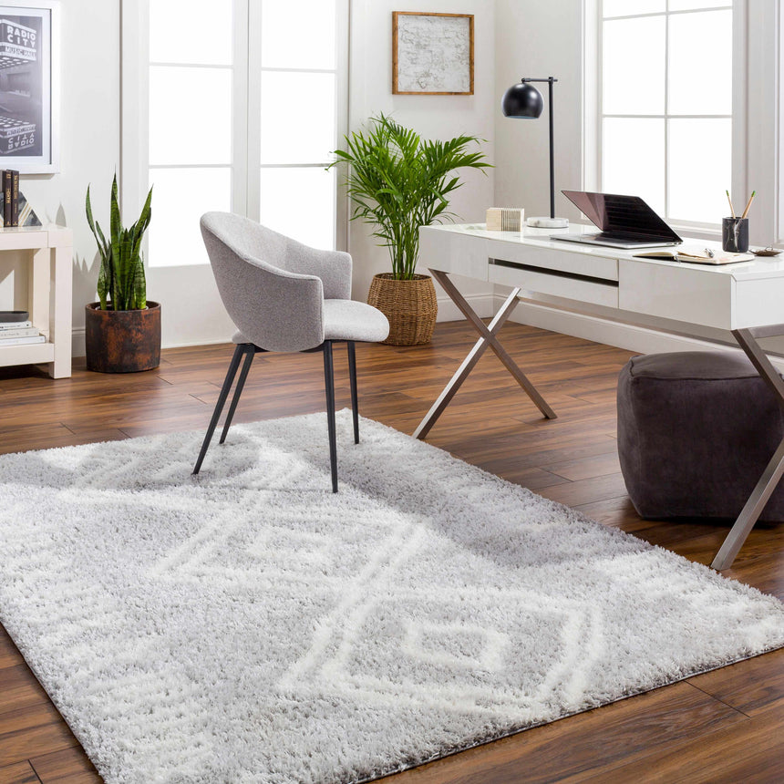 Asael Gray Area Rug - Clearance