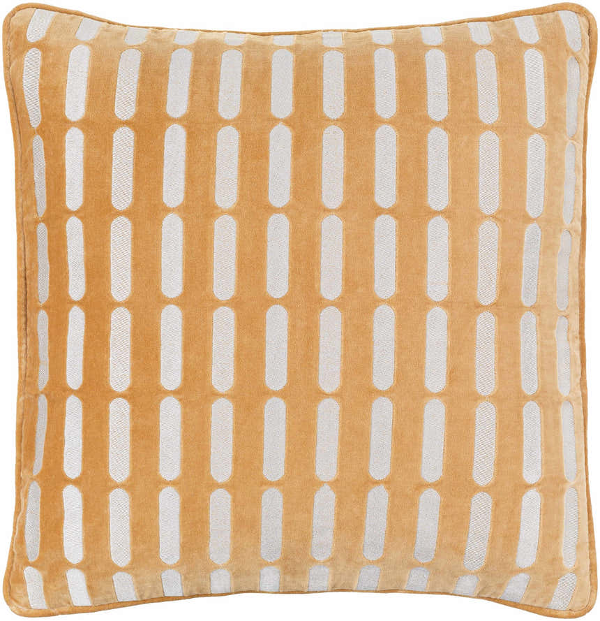 Kerra Mustard Throw Pillow - Clearance